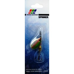 Рибальська блешня, обертова, EOS S0001A, вага 4г, колір GS432001